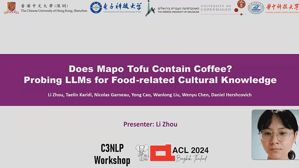 Does Mapo Tofu Contain Coffee? Probing LLMs for Food-related Cultural Knowledge