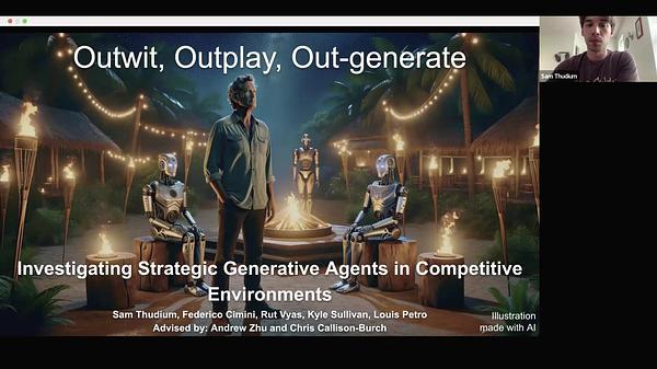 Outwit, Outplay, Out-Generate: A Framework for Designing Strategic Generative Agents in Competitive Environments