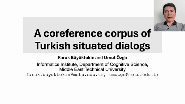 A coreference corpus of Turkish situated dialogs