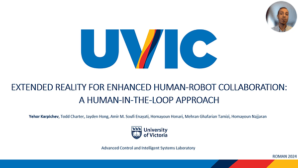 Extended Reality for Enhanced Human-Robot Collaboration: A Human-In-The-Loop Approach