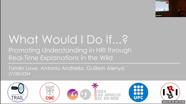 What Would I Do If...? Promoting Understanding in HRI through Real-Time Explanations in the Wild
