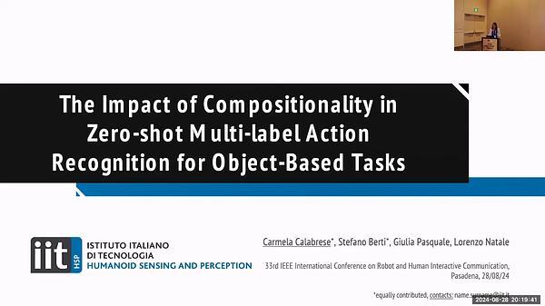 The Impact of Compositionality in Zero-Shot Multi-Label Action Recognition for Object-Based Tasks