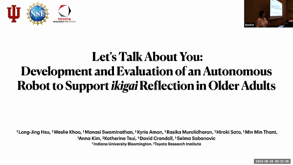 Let's Talk About You: Development and Evaluation of an Autonomous Robot to Support Ikigai Reflection in Older Adults