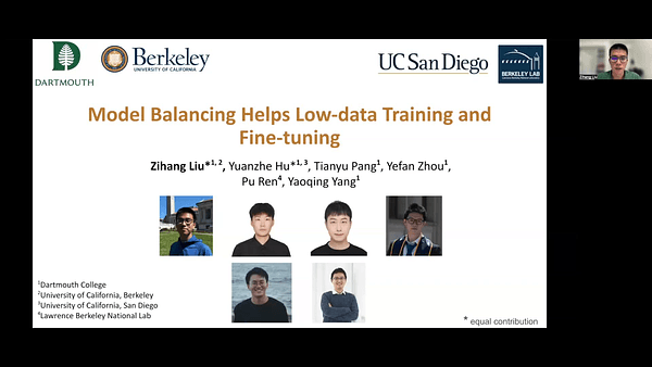 Model Balancing Helps Low-data Training and Fine-tuning