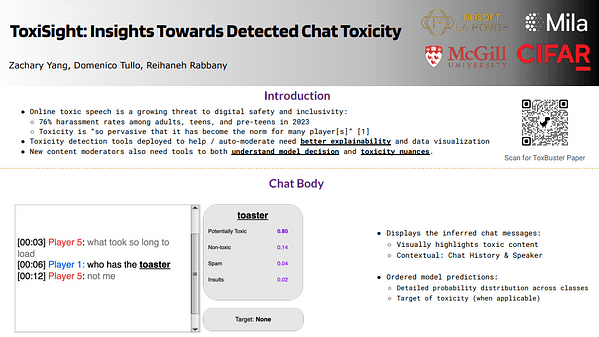 ToxiSight: Insights Towards Detected Chat Toxicity