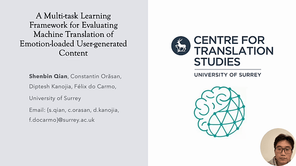 A Multi-task Learning Framework for Evaluating Machine Translation of Emotion-loaded User-generated Content