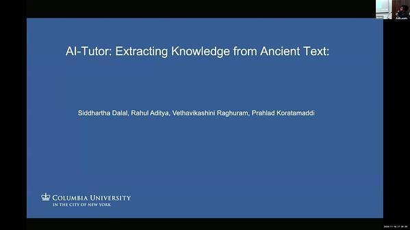 AI-Tutor: Interactive Learning of Ancient Knowledge from Low-Resource Languages