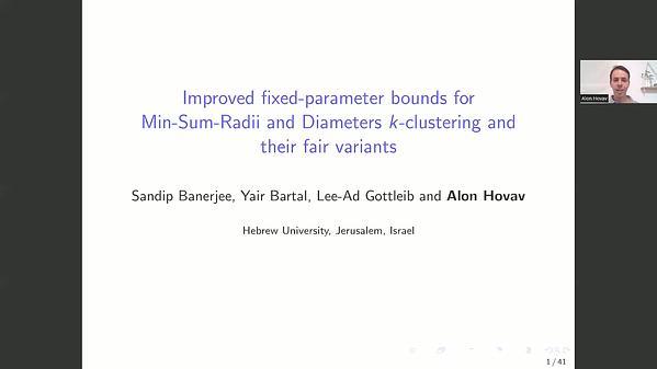 Improved Fixed-Parameter Bounds for Min-Sum-Radii and Diameters k-Clustering and Their Fair Variants