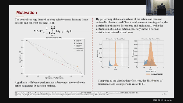 Visual Reinforcement Learning with Residual Action