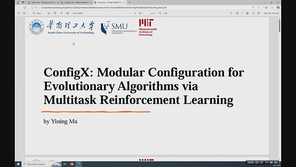 ConfigX: Modular Configuration for Evolutionary Algorithms via Multitask Reinforcement Learning