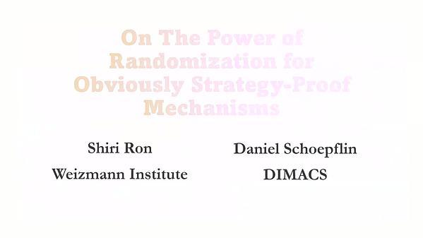 On the Power of Randomization for Obviously Strategy-Proof Mechanisms