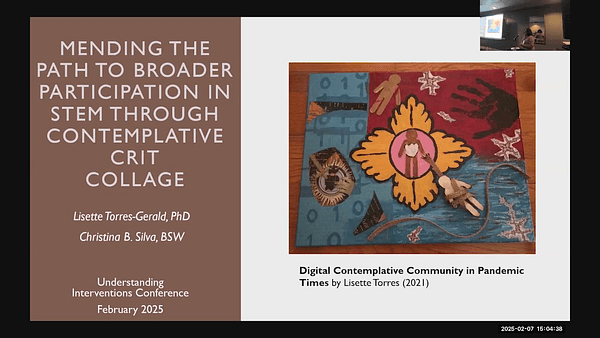 Mending the Path to Broader Participation in STEM Through Contemplative CRiT Collage