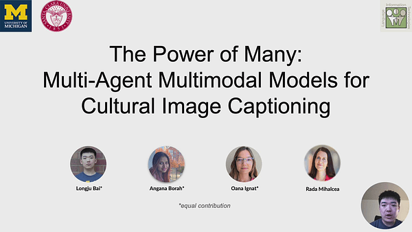 The Power of Many: Multi-Agent Multimodal Models for Cultural Image Captioning