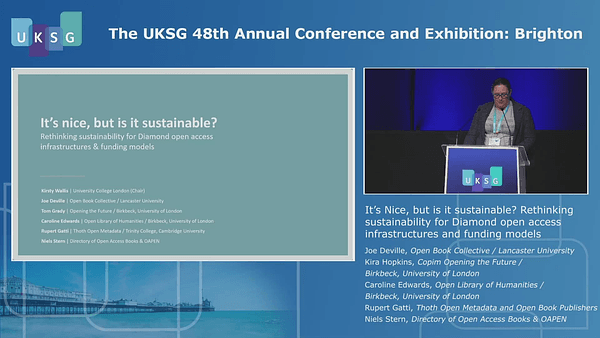 It’s Nice, but is it sustainable? Rethinking sustainability for Diamond open access infrastructures and funding models