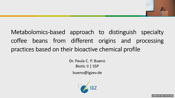 Metabolomics-based approach to distinguish specialty coffee beans from different origins and processing practices based on their bioactive chemical profile