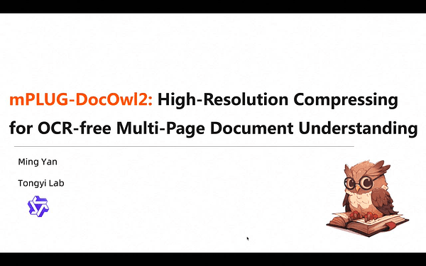 mPLUG-DocOwl2: High-resolution Compressing for OCR-free Multi-page Document Understanding
