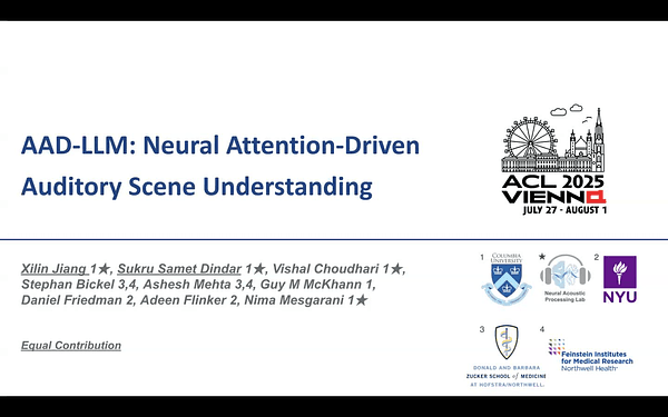 AAD-LLM: Neural Attention-Driven Auditory Scene Understanding