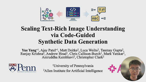 Scaling Text-Rich Image Understanding via Code-Guided Synthetic Multimodal Data Generation