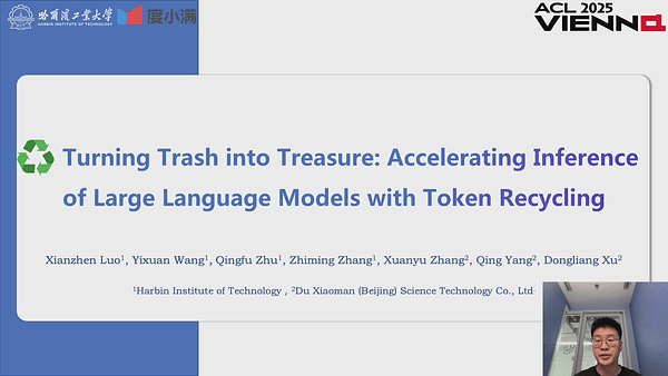 Turning Trash into Treasure: Accelerating Inference of Large Language Models with Token Recycling