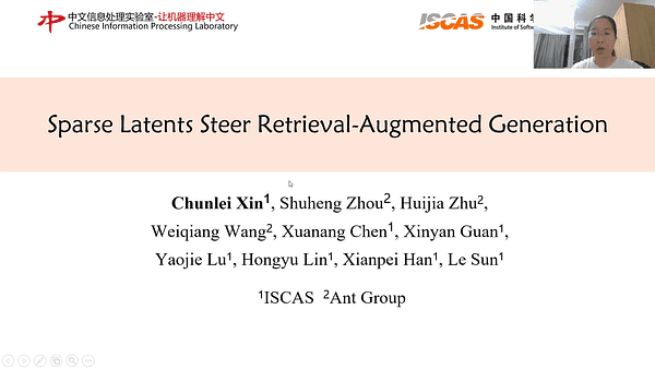 Sparse Latents Steer Retrieval-Augmented Generation