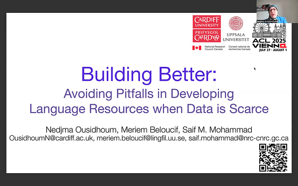 Building Better: Avoiding Pitfalls in Developing Language Resources when Data is Scarce