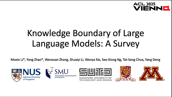 Knowledge Boundary of Large Language Models: A Survey