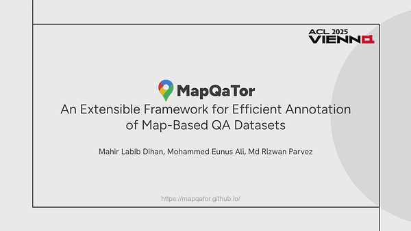 MapQaTor: An Extensible Framework for Efficient Annotation of Map-Based QA Datasets