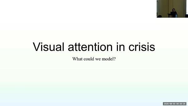 Visual Attention in Crisis