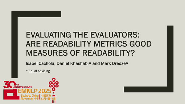 Evaluating the Evaluators: Are readability metrics good measures of readability?