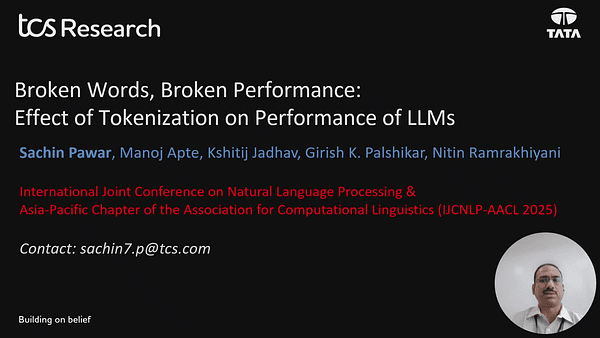 Broken Words, Broken Performance: Effect of Tokenization on Performance of LLMs