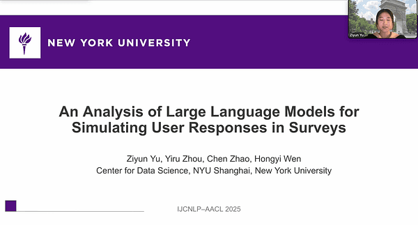An Analysis of Large Language Models for Simulating User Responses in Surveys