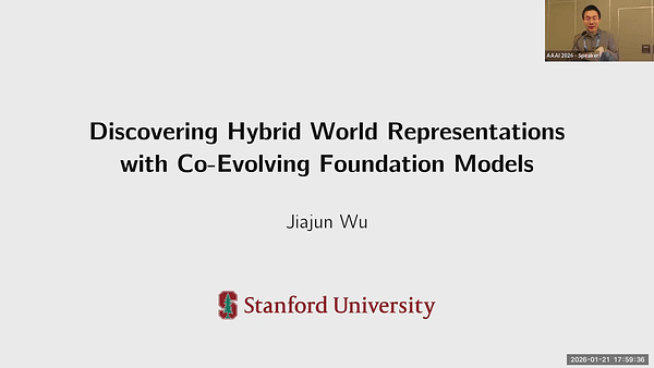Discovering Hybrid World Representations with Co-Evolving Foundation Models