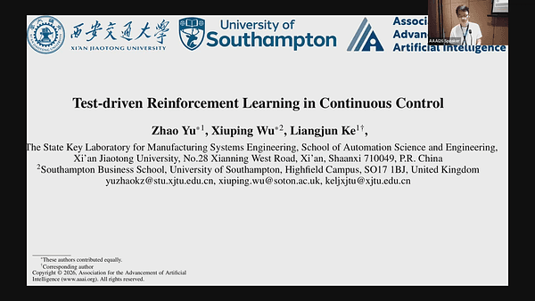 Test-driven Reinforcement Learning in Continuous Control