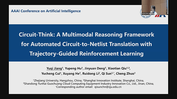 Circuit-Think: A Multimodal Reasoning Framework for Automated Circuit-to-Netlist Translation with Trajectory-Guided Reinforcement Learning