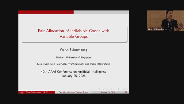 Fair Allocation of Indivisible Goods with Variable Groups