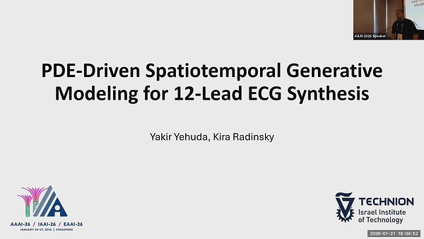 PDE-Driven Spatiotemporal Generative Modeling for Multilead ECG Synthesis