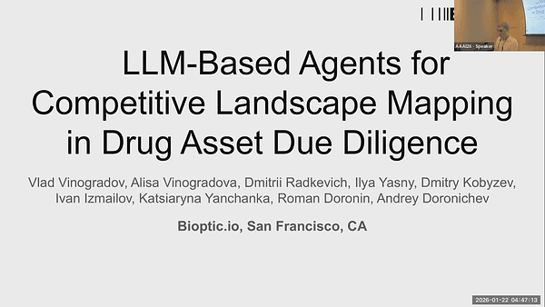LLM-Based Agent for Competitive Landscape Mapping in Drug Asset Due Diligence