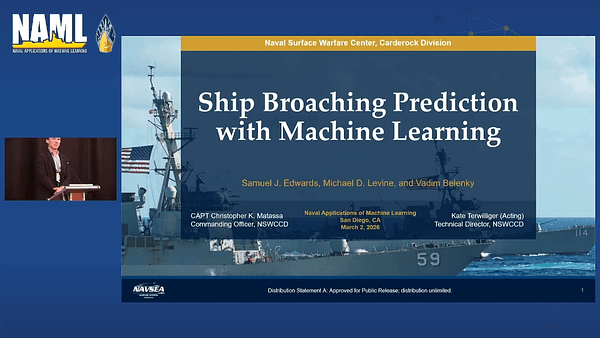 Ship Broaching Prediction with Machine Learning