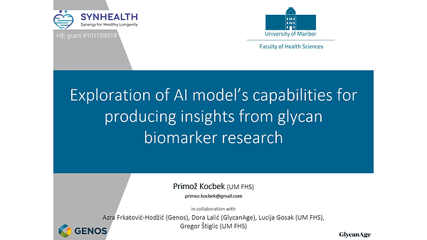 Exploration of AI model’s capabilities for producing insights from glycan biomarkers