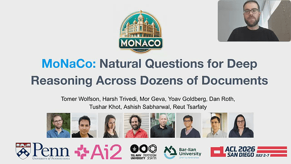 MoNaCo: More Natural and Complex Questions for Reasoning Across Dozens of Documents