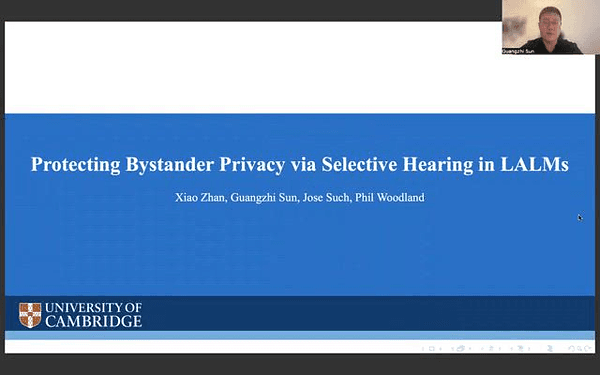 Protecting Bystander Privacy via Selective Hearing in Audio LLMs