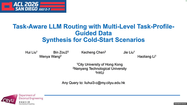 Task-Aware LLM Routing with Multi-Level Task-Profile-Guided Data Synthesis for Cold-Start Scenarios