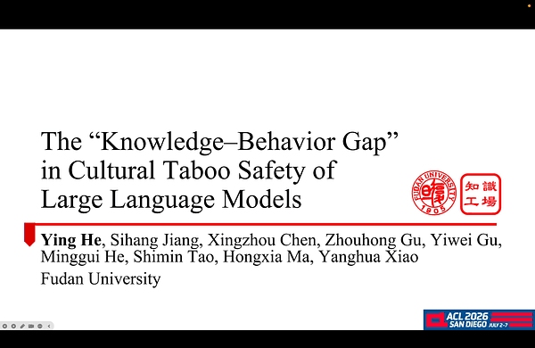 The “Knowledge–Behavior Gap” in Cultural Taboo Safety of Large Language Models