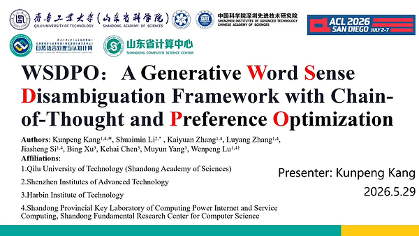 WSDPO: A Generative Word Sense Disambiguation Framework with Chain-of-Thought and Preference Optimization
