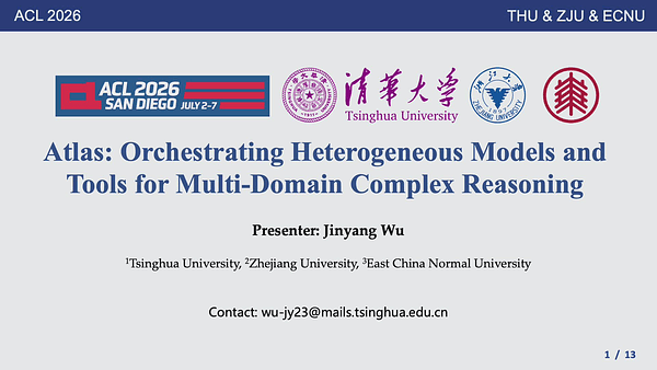 ATLAS: Orchestrating Heterogeneous Models and Tools for Multi-Domain Complex Reasoning