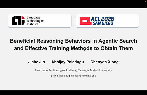 Beneficial Reasoning Behaviors in Agentic Search and Effective Training Methods to Obtain Them