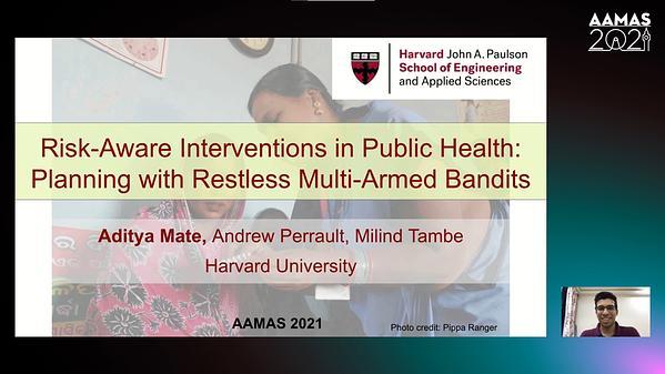 Risk-Aware Interventions in Public Health: Planning with Restless Multi-Armed Bandits