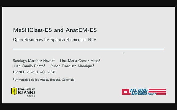 MeSHClass-ES and AnatEM-ES: Open Resources for Spanish Biomedical NLP
