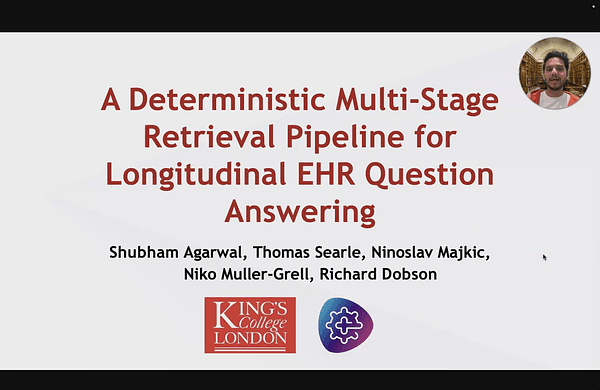 A Deterministic Multi-Stage Retrieval Pipeline for Longitudinal EHR Question Answering