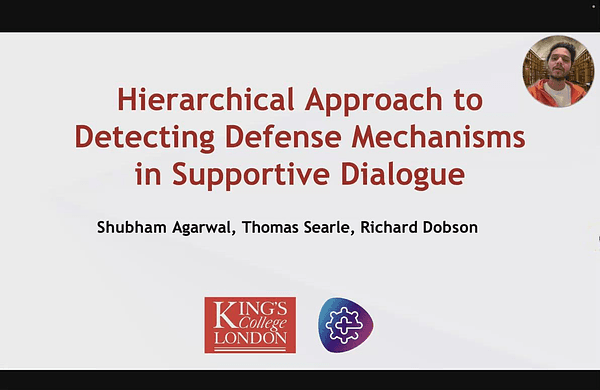 KCL-Cogstack at PsyDefDetect: A Hierarchical Approach to Detecting Defense Mechanisms in Supportive Dialogue